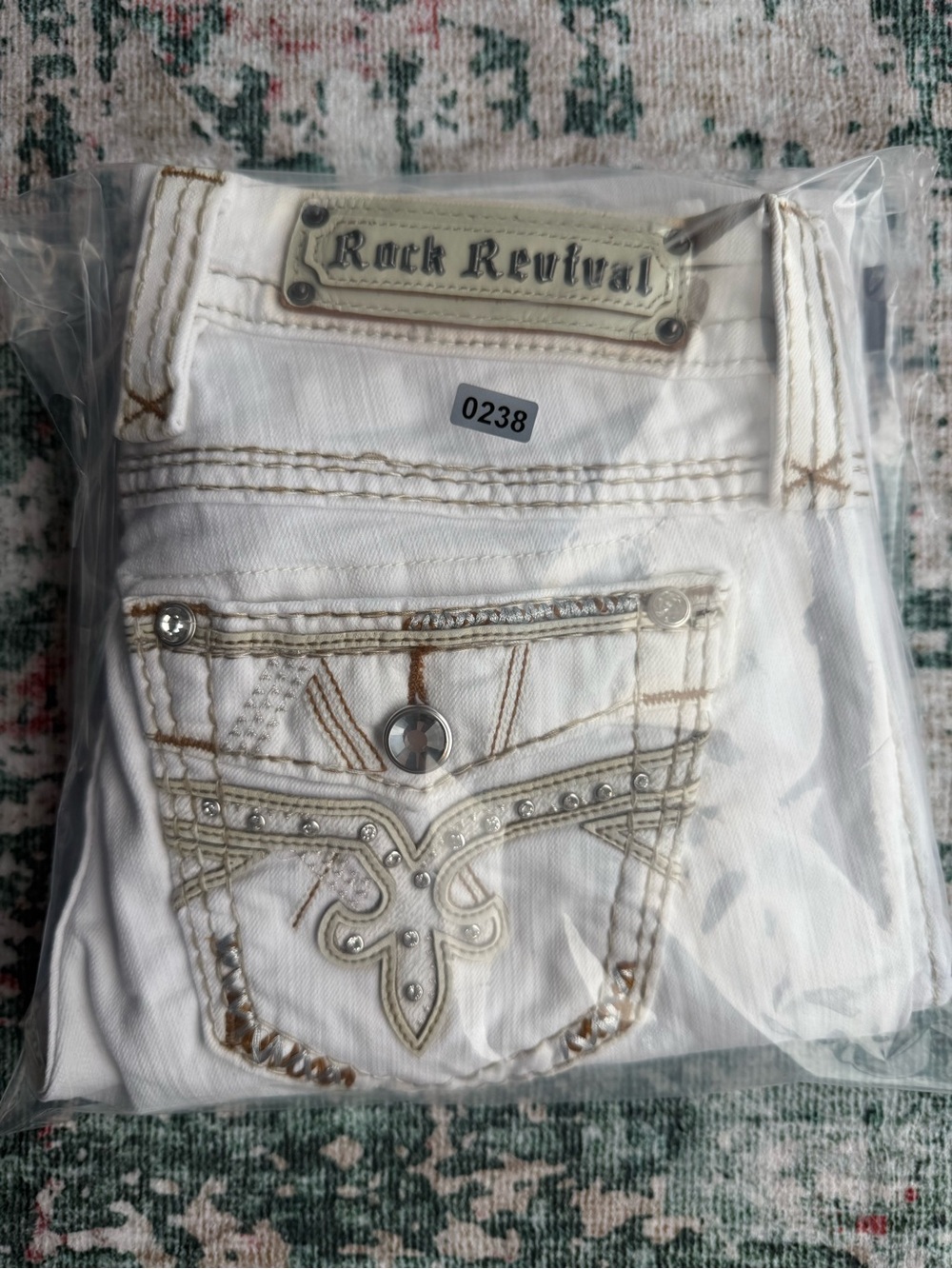 Rock Revival White Skinny Jeans